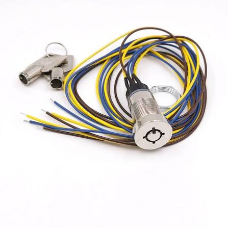 Elevator key switch cylinder